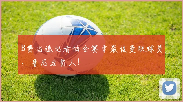 B费当选记者协会赛季最佳曼联球员，鲁尼后首人！